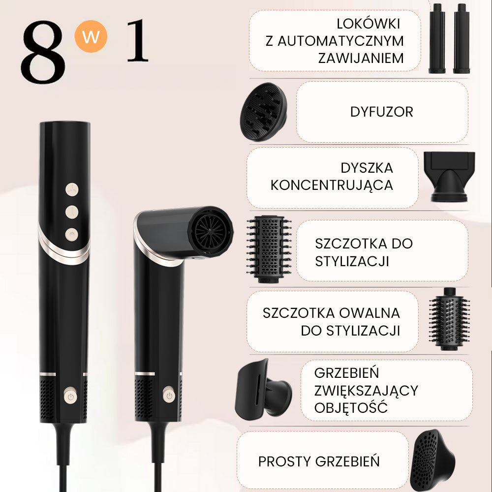 Air Essence Aurora Black, suszarka do włosów