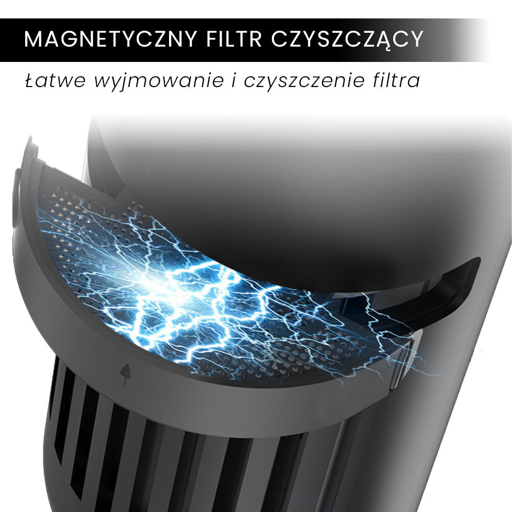 MistralBlast iQ Ionic Black - inteligentna suszarka do włosów z jonizacją