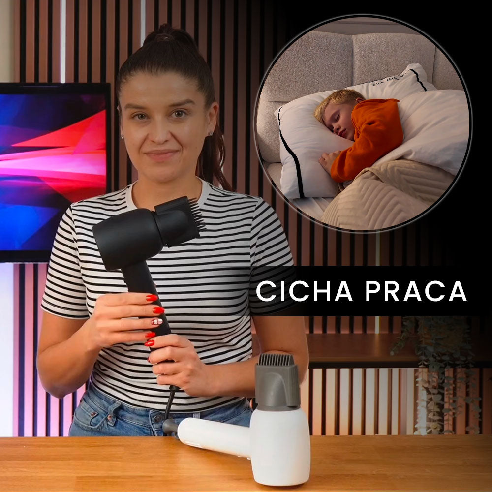 MistralBlast iQ Ionic Black - inteligentna suszarka do włosów z jonizacją