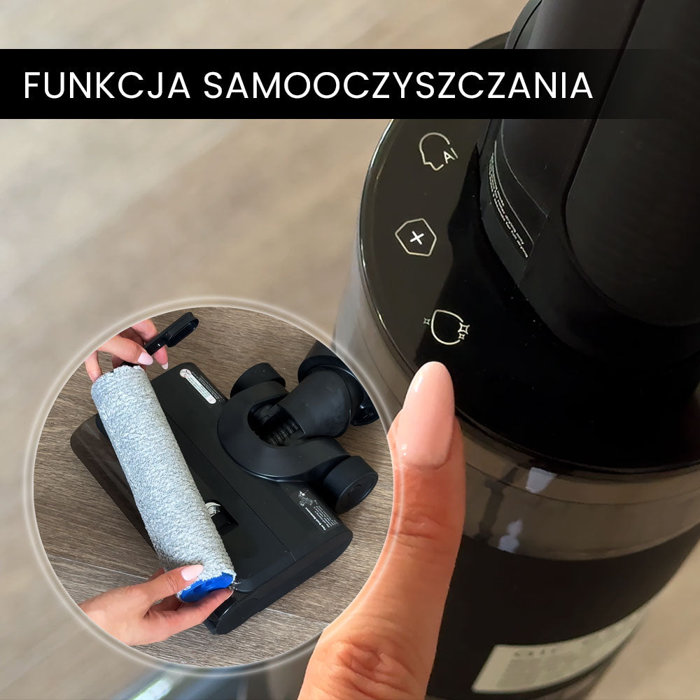 Air essence Typhoon 6w1 - Stojący i bezprzewodowy odkurzacz myjący