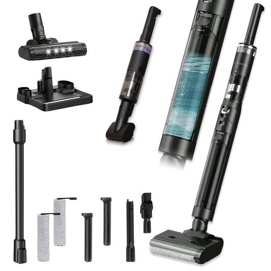 Air Essence Typhoon (Tajfun) Drive Jet 7w1 - stojący i bezprzewodowy odkurzacz myjący