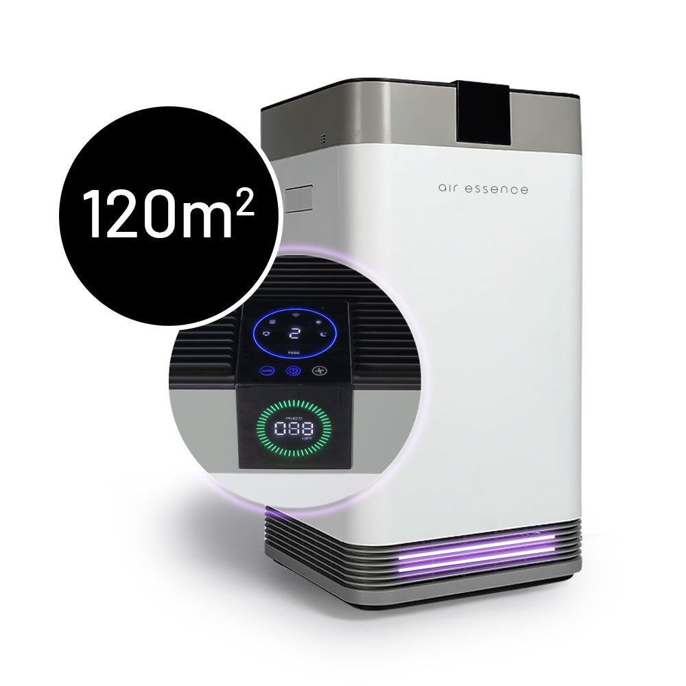 Grafenowy oczyszczacz powietrza Air Essence Cyclone ESP Graphene MAX, ~120m2