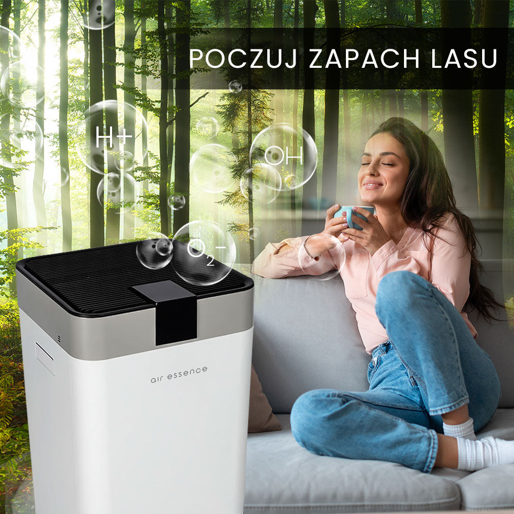 Grafenowy oczyszczacz powietrza Air Essence Cyclone ESP Graphene MAX, ~120m2