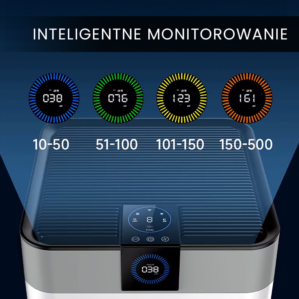 Grafenowy oczyszczacz powietrza Air Essence Cyclone ESP Graphene MAX, ~120m2