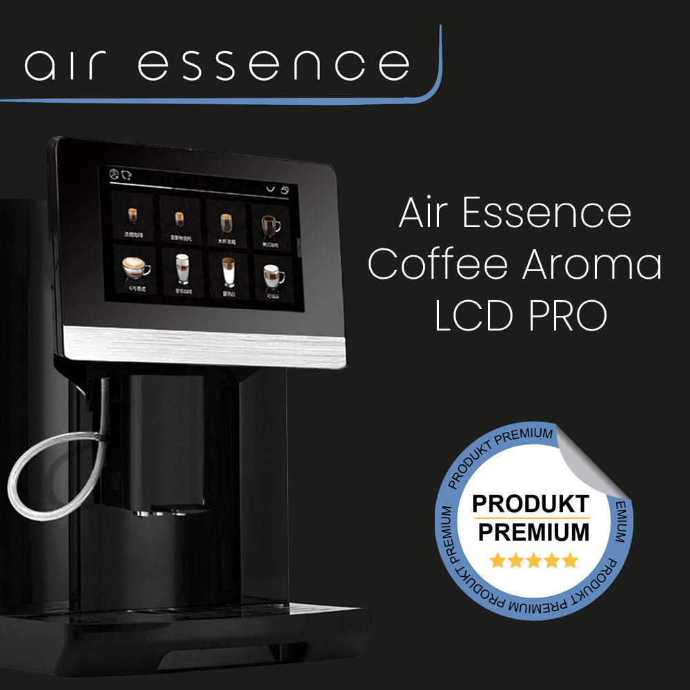 Air Essence Coffee Aroma LCD PRO - Automatyczny, ciśnieniowy ekspres do kawy z dotykowym wyświetlaczem, 19 bar