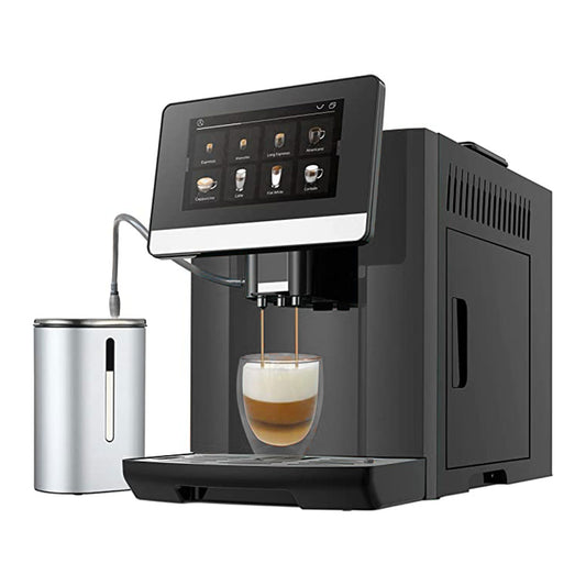 Air Essence Coffee Aroma LCD PRO - Automatyczny, ciśnieniowy ekspres do kawy z dotykowym wyświetlaczem, 19 bar