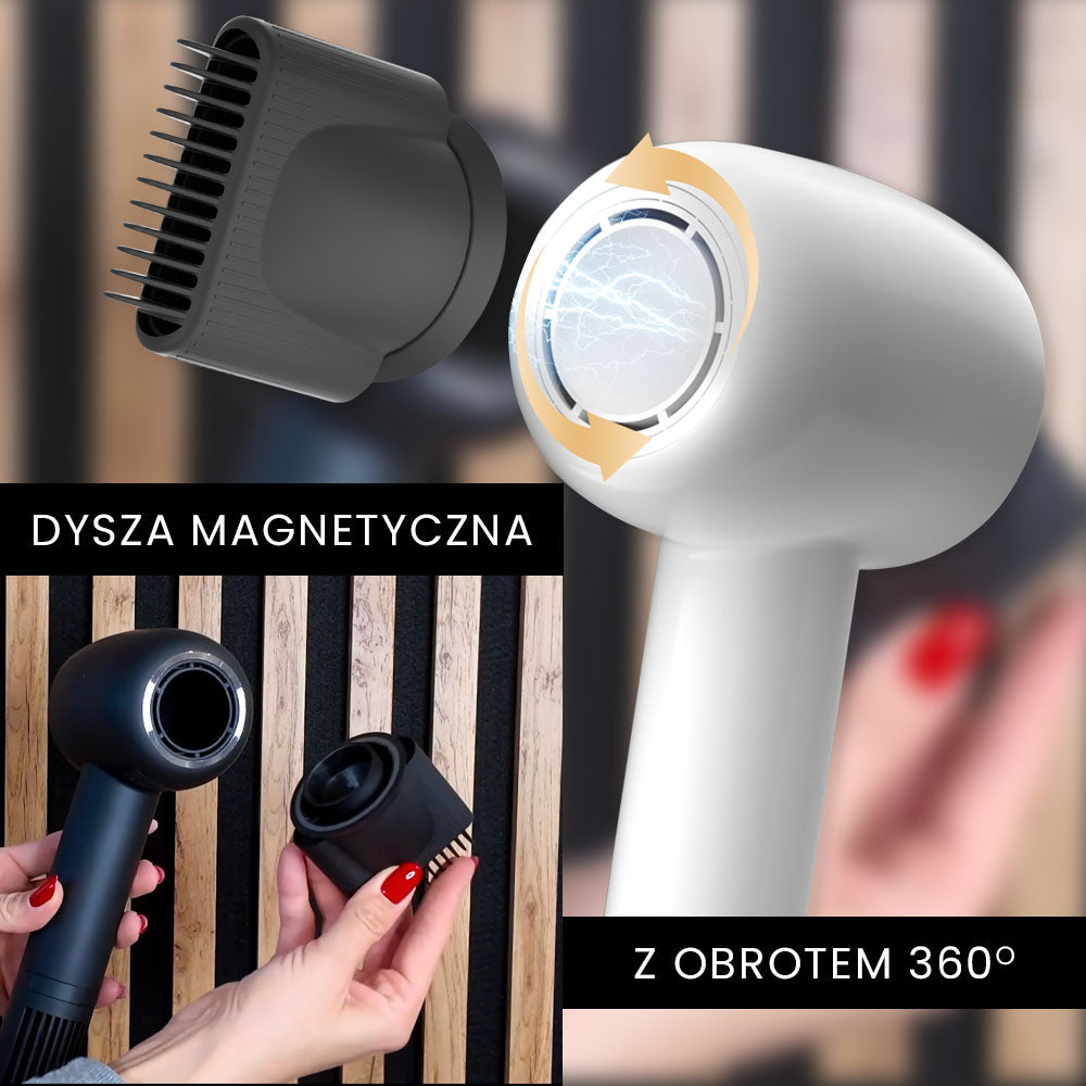 MistralBlast iQ Ionic White - inteligentna suszarka do włosów z jonizacją