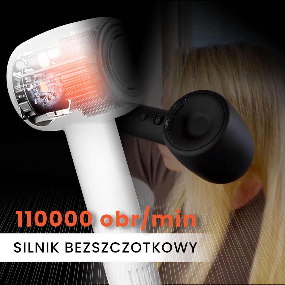 MistralBlast iQ Ionic White - inteligentna suszarka do włosów z jonizacją